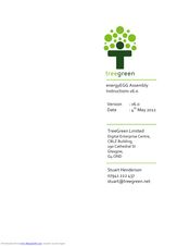 TreeGreen energyEGG Assembly Instructions Manual