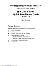 EMAC IBX-200-VX800 Quick Installation Manual