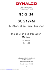 Dynalco SC-2124M Installation And Operation Manual