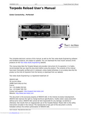 Two Notes Torpedo Reload User Manual