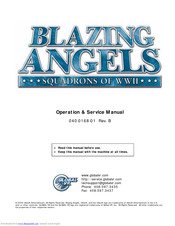 Global VR Blazing Angels Green Label WWII Operation & Service Manual