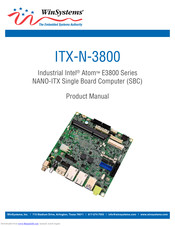 WinSystems ITX-N-3815-1-0 Product Manual