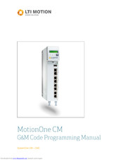 LTI MOTION MotionOne CM Programming Manual