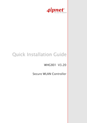 4IPNET WHG801 Quick Installation Manual