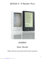 Sovos SVEBK5 User Manual