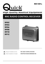 Quick R908 Manual Of Installation And Use