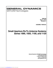 General Dynamics 1890 Series Assembly Manual