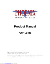 Phoenix VS1-250 Product Manual