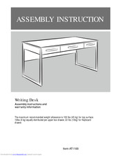 Huali Furniture EPICA Assembly Instructions Manual