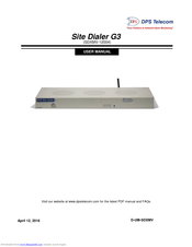 DPS Telecom Site Dialer G3 User Manual