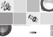 Canton RS 130 CX Owner's Manual