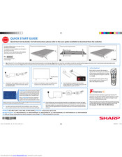 Sharp LC-48CFG6001K Quick Start Manual