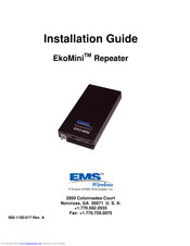 EMS EkoMini Installation Manual