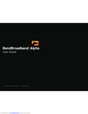 Arris BendBroadband Alpha User Manual