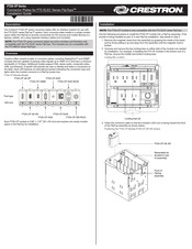 Crestron FT2A-CP-USBA Installation Manual