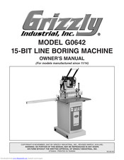 Grizzly Line Boring Machine G0642 Owner's Manual