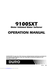 Duro 9100SXT Operation Manual