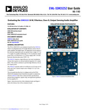 Analog Devices EVAL-SSM3525Z User Manual