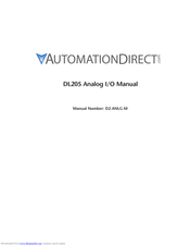 AutomationDirect DL205 Manual