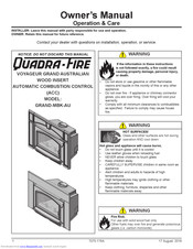 Quadra-Fire VOYAGEUR GRAND Series Owner's Manual