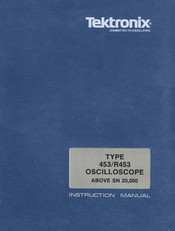 Tektronix R453 Instruction Manual