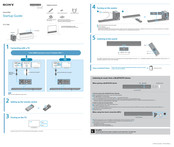 Sony HT-CT390 Startup Manual