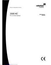 Solartron Mobrey 3595 4C User Manual