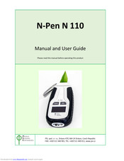 Photon Systems Instruments N-Pen N 110 Manual And User Manual