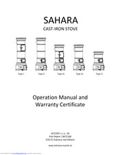 Accont SAHARA Type I. Operation Manual And Warranty