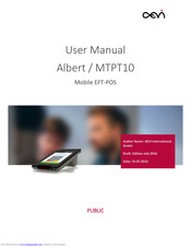 AEVI Albert / MTPT10 User Manual