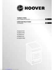 Hoover HCG6501PBX User Instructions