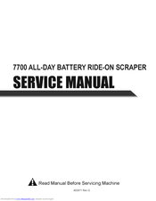 National Flooring Equipent 7700-15 Series Service Manual