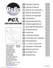 Belle Group PCX 500 Operator's Manual