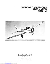 Piper CHEROKEE WARRIOR II Information Manual