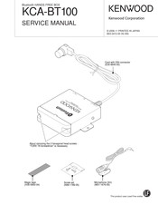 Kenwood KCA-BT100 Service Manual