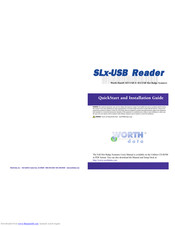 Worth Data SLV-USB Quick Start And Installation Manual