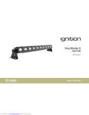thomann igniton Strip Blinder X 10x75W User Manual