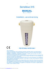 Sensiblue 315 Installation, Use And Servicing Manual