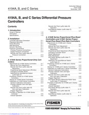 Fisher 4194A Series Instruction Manual