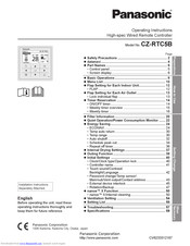 Panasonic Cz Rtc5b Manuals Manualslib