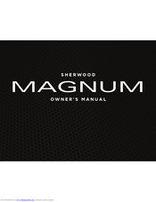 Sherwood Scuba Magnum Pro SRB9350 Owner's Manual