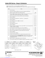ISHIDA CWS-20 Setup & Configuration Instructions