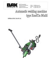 BAK ROOFON Operating Manual