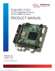 WinSystems PCM-VDX-2-512 Product Manual