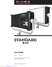 Cineo Standard 410 User Manual