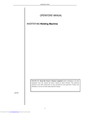 Top Gun MULTIMIG 350F Owner's Manual