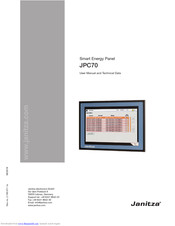 janitza JPC70 User Manual And Technical Data