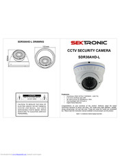 Sektronic SDR50AHD-L Quick Start Manuals