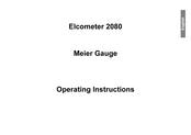 Elcometer 2080 Operating Instructions Manual