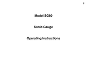 Elcometer SG80 Operating Instructions Manual